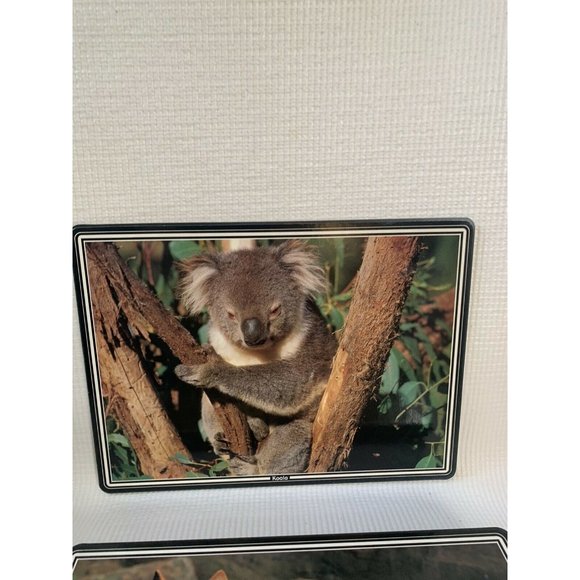 The Australiana Collection boxed Animal placemats Cork backs Set - Picture 8 of 12